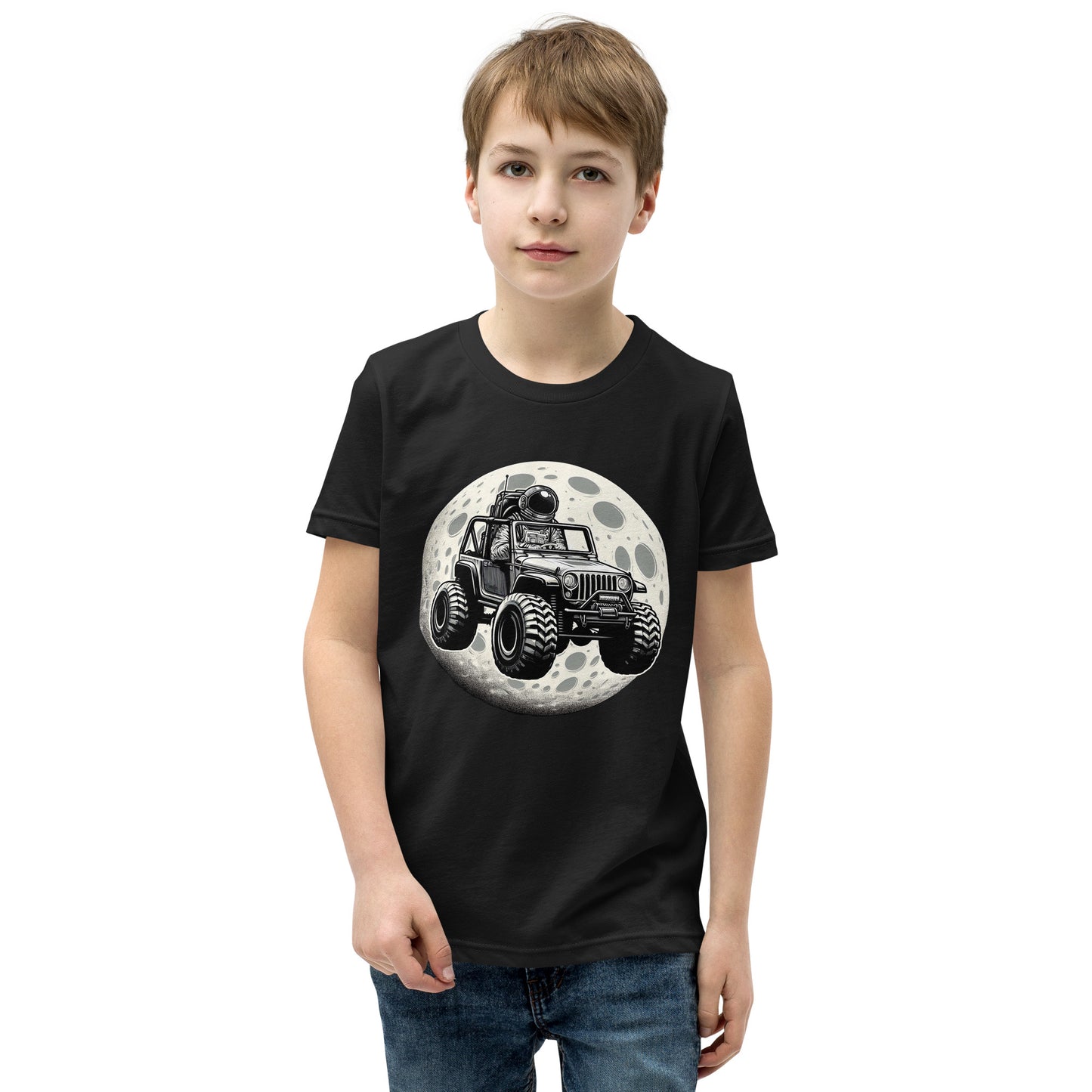 Astronaut on Jeep Kids Tee