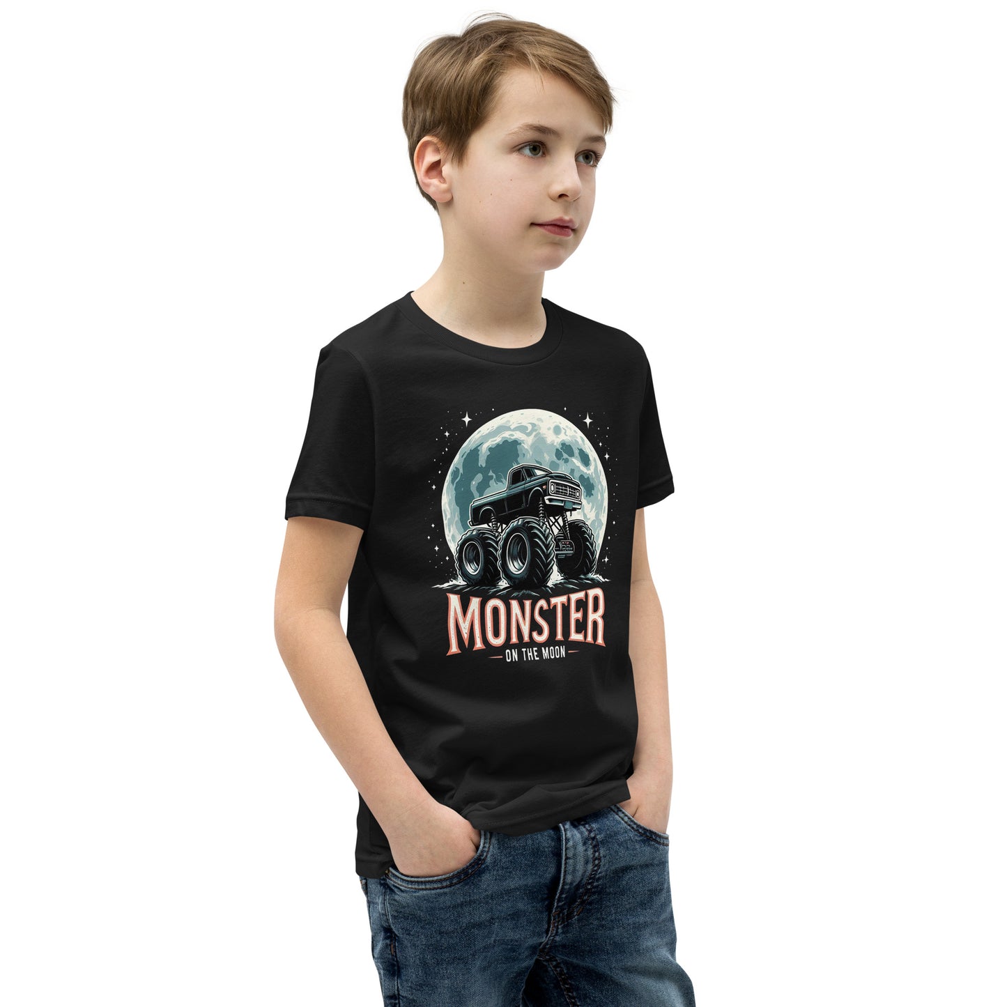 Monster On The Moon Kids Tee