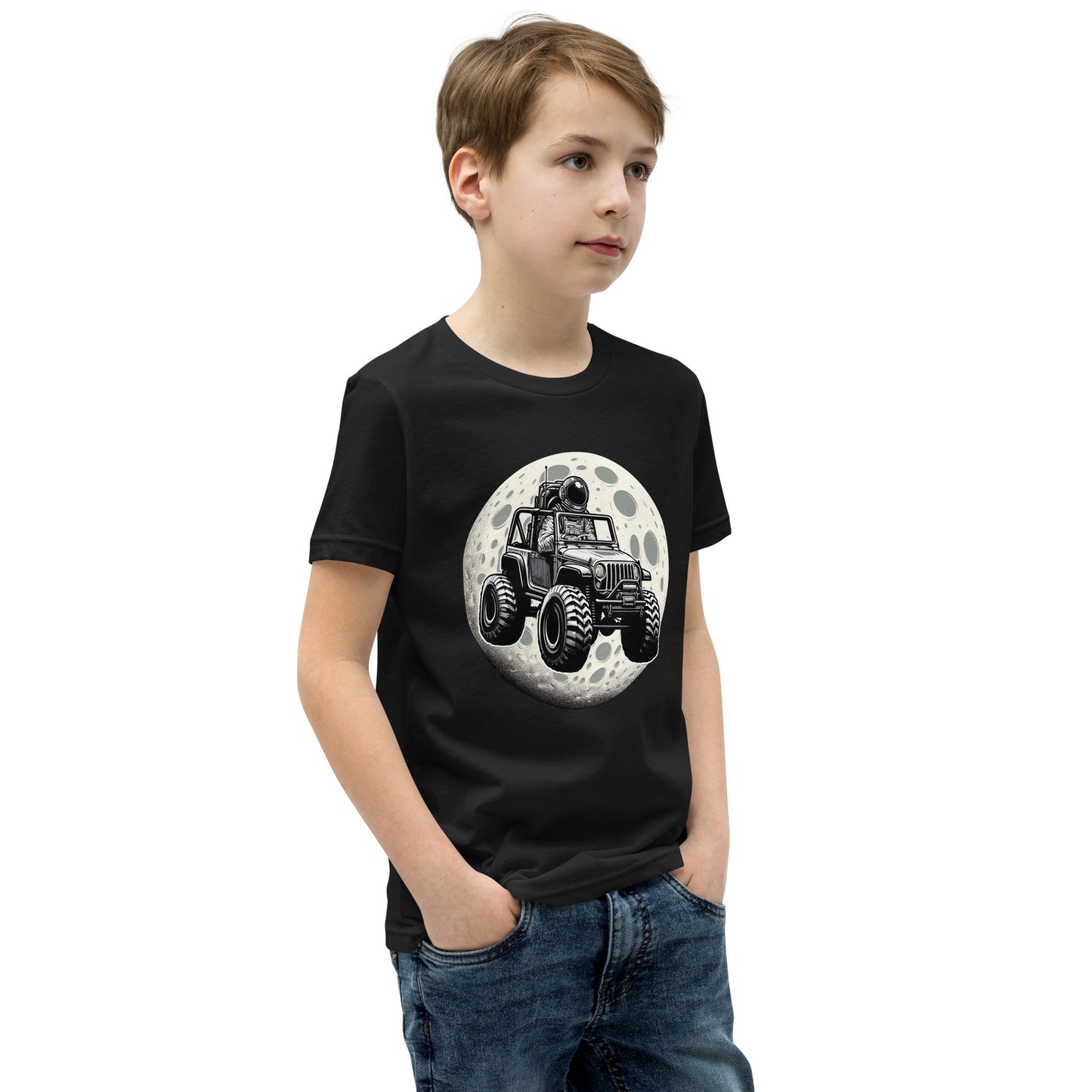 Astronaut on Jeep Kids Tee