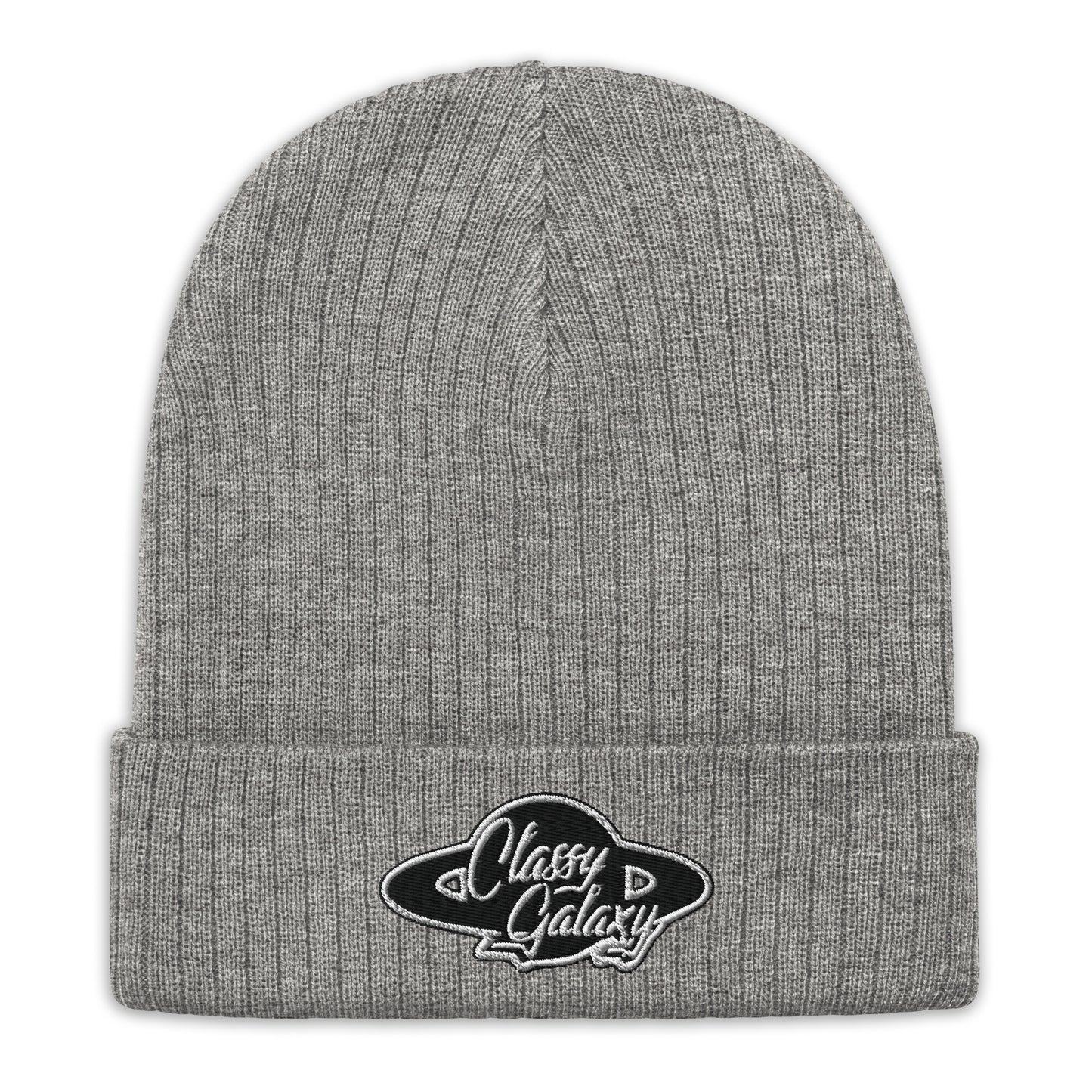 Ribbed knit beanie